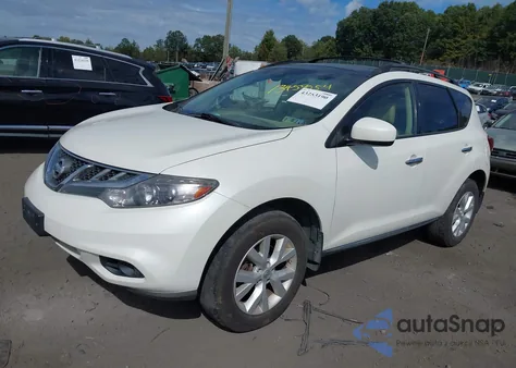2013 Nissan Murano Sl из США, поврежденный, VIN JN8AZ1MW3DW305997